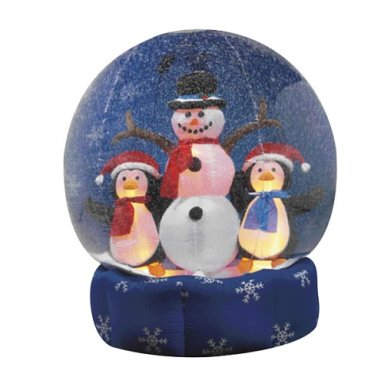 Inflatable Christmas Snow Globes - Christmas Inflatable Snow Globes